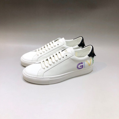 지방시 남/녀 클래식 화이트 스니커즈 - Unisex White Sneakers - giv0834x