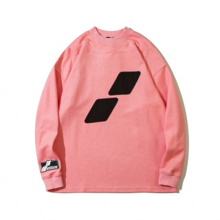 웰던 남/녀 캐쥬얼 핑크 맨투맨 - Unisex Pink Tshirts - wel0080x