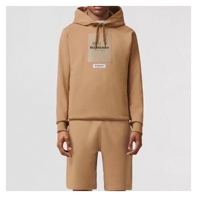 버버리 남성 클래식 카멜 후드티 - Burberry Mens Camel Hoodie - bur04512x