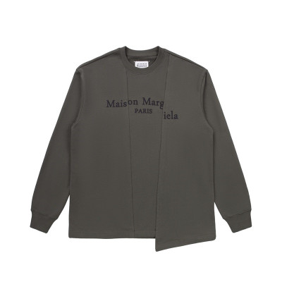 메종 마르지엘라  남성 모던 그레이 맨투맨 - Maison Margiela Mens Gray Tshirts - mai0099x