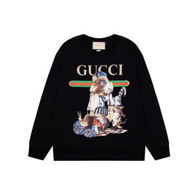 구찌 남성 캐쥬얼 블랙 맨투맨 - Gucci Mens Black Tshirts - Guc05197x