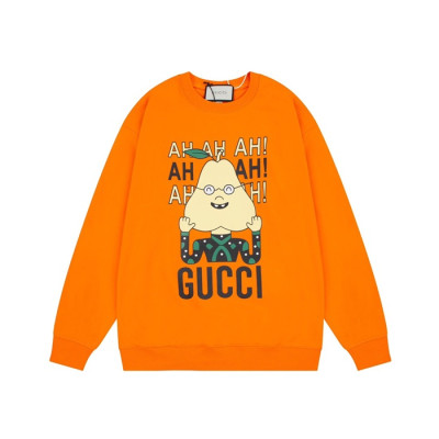 구찌 남성 캐쥬얼 오렌지 맨투맨 - Gucci Mens Orange Tshirts - Guc05202x