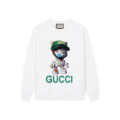 구찌 남성 캐쥬얼 화이트 맨투맨 - Gucci Mens White Tshirts - Guc05208x