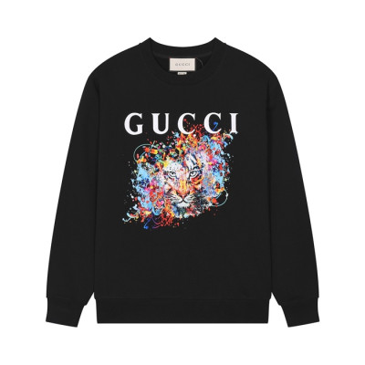 구찌 남성 캐쥬얼 블랙 맨투맨 - Gucci Mens Black Tshirts - Guc05210x