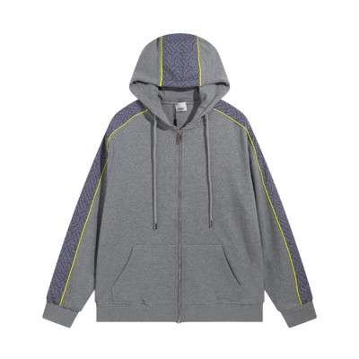 버버리 남성 클래식 그레이 후드티 - Burberry Mens Gray Hoodie - bur04521x