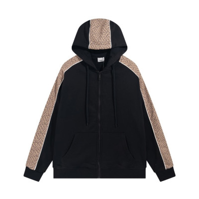 버버리 남성 클래식 블랙 후드티 - Burberry Mens Black Hoodie - bur04523x