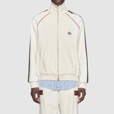구찌 남성 캐쥬얼 화이트 맨투맨 - Gucci Mens White Tshirts - Guc05217x