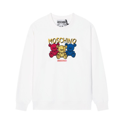 모스키노 여성 캐쥬얼 화이트 맨투맨 - Moschino Womens White Tshirts - mos0224x
