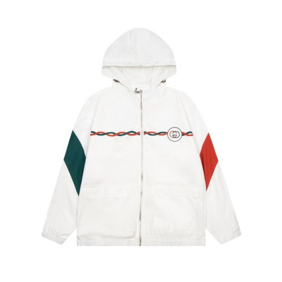 구찌 남성 캐쥬얼 화이트 자켓 - Gucci Mens White Jackets - guc05220x