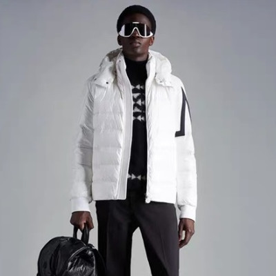 몽클레어 남성 모던 화이트 패딩 - Moncler Mens White Padding - Moc02526x