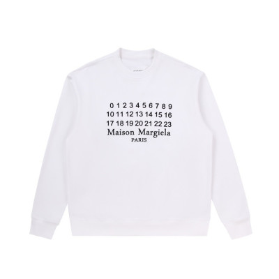 메종 마르지엘라 남성 모던 화이트 맨투맨 - Maison Margiela Mens White Tshirts - mai0103x