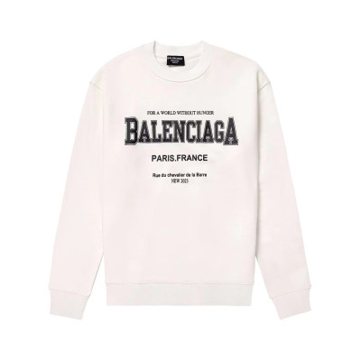 발렌시아가 남성 캐쥬얼 아이보리 맨투맨 - Balenciaga Mens Ivory Tshirts - bal01719x