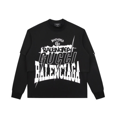 구찌 남성 캐쥬얼 블랙 맨투맨 - Gucci Mens Black Tshirts - Guc05251x