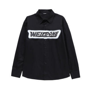 웰던 남/녀 캐쥬얼 블랙 셔츠- Welldone Unisex Black Tshirts - wel0087x