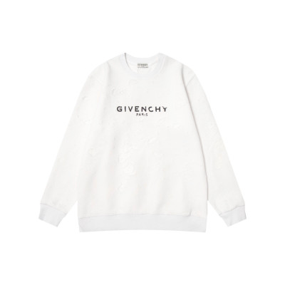 지방시 남성 캐쥬얼 화이트 맨투맨 - Givenchy Mens White Tshirts - giv0873x