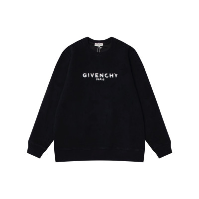 지방시 남성 캐쥬얼 블랙 맨투맨 - Givenchy Mens Black Tshirts - giv0874x