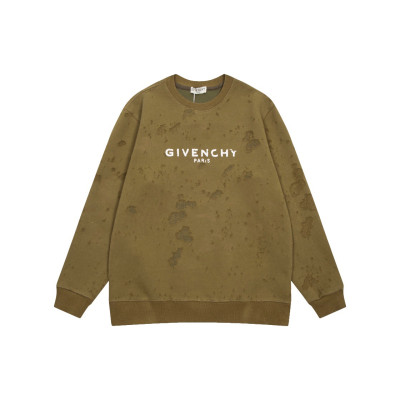 지방시 남성 캐쥬얼 카키 맨투맨 - Givenchy Mens Khaki Tshirts - giv0875x