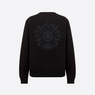 디올 남성 클래식 블랙 맨투맨 - Dior Mens Black Tshirts - dio02169x