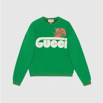 구찌 남성 캐쥬얼 그린 맨투맨 - Gucci Mens Green Tshirts - Guc05270x