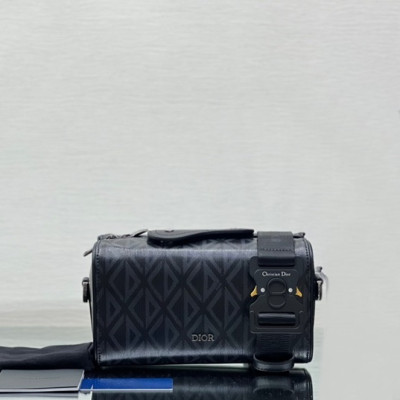 디올 남성 오블리크 블랙 크로스백 - Dior Men Black Cross Bag - dio02179x