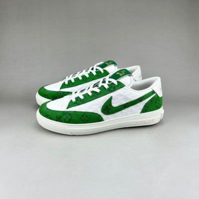 루이비통 남성 클래식 그린 스니커즈 - Louis vuitton Mens Green Sneakers - lou05238x