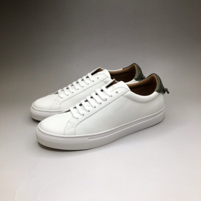 지방시 남/녀 클래식 화이트 스니커즈 - Givenchy Unisex White Sneakers - giv0895x