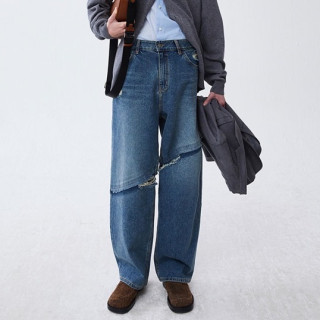 아더에러 남성 블루 데님 청바지 - ADER Mens Blue Jeans - ade0125x