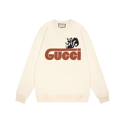 구찌 남성 캐쥬얼 아이보리 맨투맨 - Gucci Mens Ivory Tshirts - Guc05294x