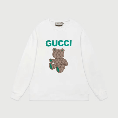 구찌 남/녀 캐쥬얼 화이트 맨투맨 - Gucci Unisex White Tshirts - Gu0027x