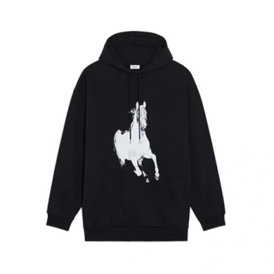 셀린느 남성 캐쥬얼 블랙 후드티 - Celine Mens Black Hoodie - cel0525x