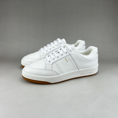 입생로랑 남성 모던 화이트 스니커즈 - Saint Laurent Mens White Sneakers - ysl0146x