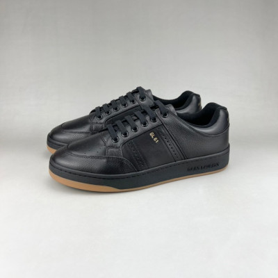 입생로랑 남성 모던 블랙 스니커즈 - Saint Laurent Mens Black Sneakers - ysl0147x