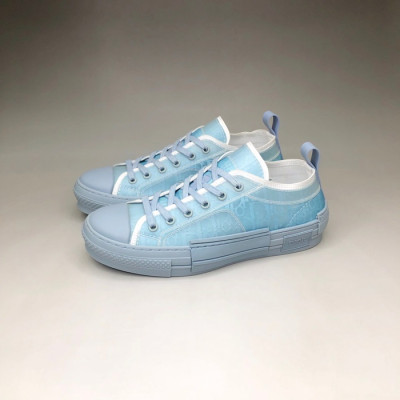 디올 남/녀 블루 스니커즈 - Dior Unisex Blue Sneakers - dio02210x