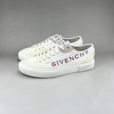 지방시 남성 클래식 화이트 스니커즈 - Givenchy Mens White Sneakers - giv0908x