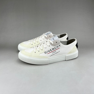 지방시 남성 클래식 화이트 스니커즈 - Givenchy Mens White Sneakers - giv0913x