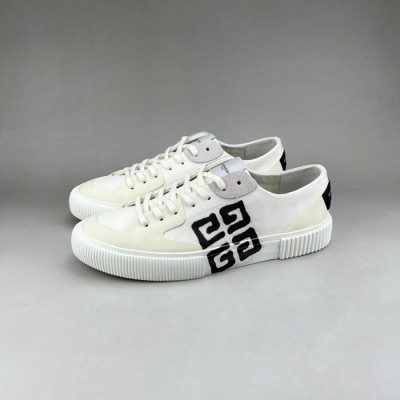 지방시 남성 클래식 화이트 스니커즈 - Givenchy Mens White Sneakers - giv0914x