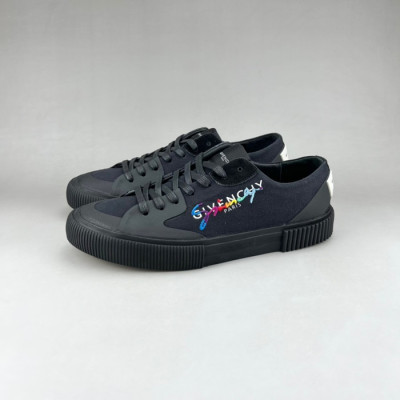 지방시 남성 클래식 블랙 스니커즈 - Givenchy Mens Black Sneakers - giv0915x