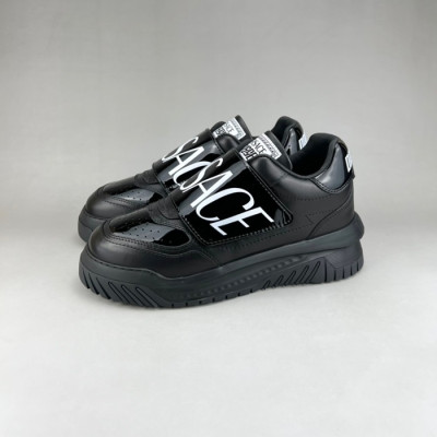 베르사체 남성 블랙 스니커즈 - Versace Mens Black Sneakers - ver0931x