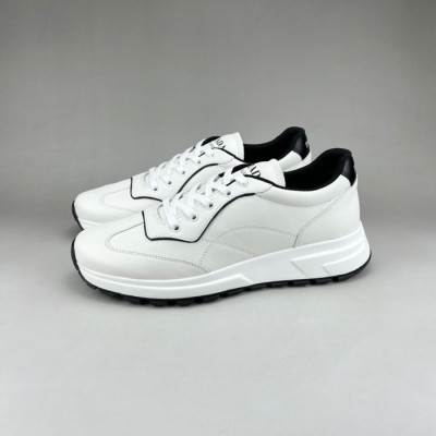 프라다 남성 화이트 스니커즈 - Prada Mens White Sneakers - pr08x