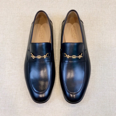 구찌 남성 이니셜 블랙 로퍼 - Gucci Mens Black Loafer - gu35x