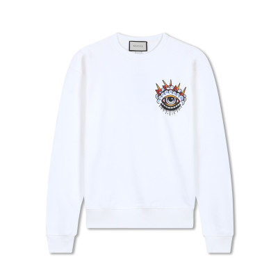 구찌 남성 캐쥬얼 화이트 맨투맨 - Gucci Mens White Tshirts - Gu46x