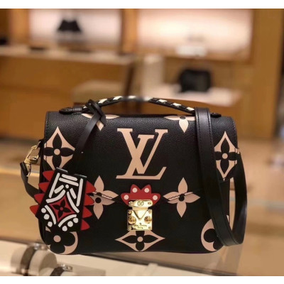 루이비통 여성 블랙 포쉐트백 - Louis vuitton Womens Black Pochette Bag - lv67x