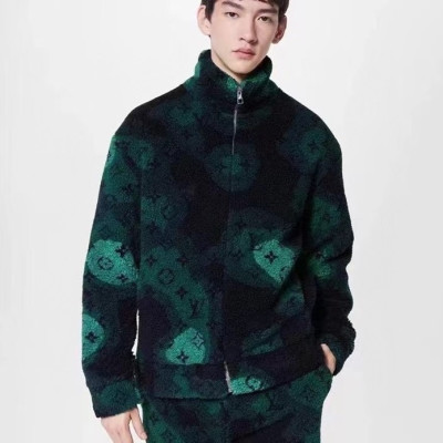 루이비통 남성 그린 자켓 - Louis vuitton Mens Green Jackets - lv137x