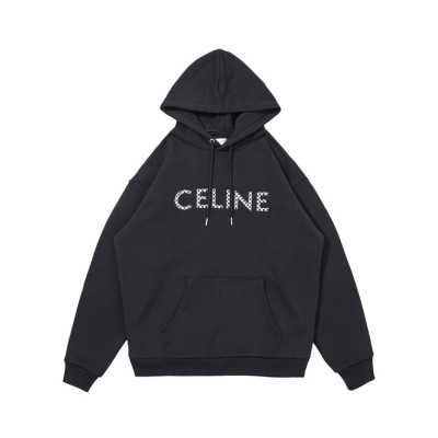 셀린느 남성 캐쥬얼 블랙 후드티 - Celine Mens Black Hoodie - ce03x