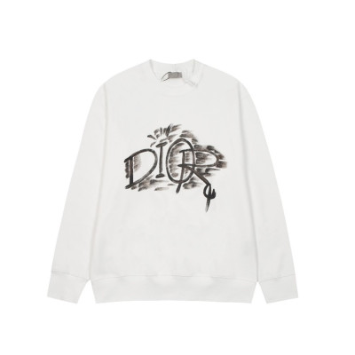 디올 남성 클래식 화이트 맨투맨 - Dior Mens White Tshirts - di31x