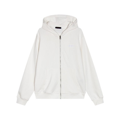 루이비통 남자 화이트 집업 후드티 - Louis vuitton Mens White Hoodie - lv149x