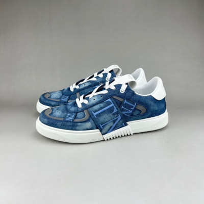 발렌티노 남/녀 Logo 블루 스니커즈 - Valentino Unisex Blue Sneakers - val0307x