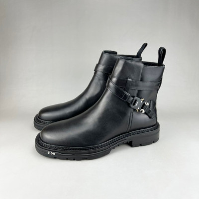 디올 남성 블랙 앵클 부츠 - Dior Mens Black Boots - di41x