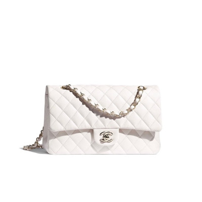 샤넬 여성 크림 클래식 플랙백 - Chanel Womens Cream Classic Flap - ch24x