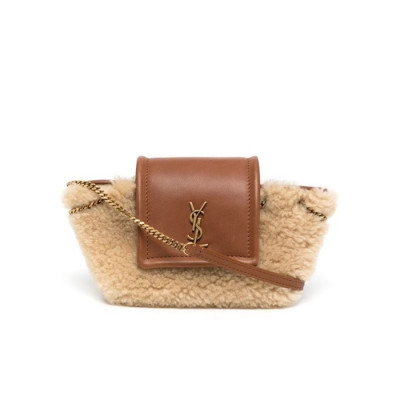 입생로랑 여성 카멜 크로스백 - Saint Laurent Womens Camel Cross Bag - ysl213x